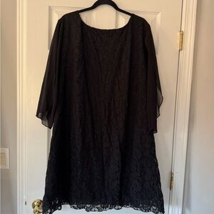 Elegant Black Lace Dress